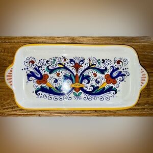 Nova Deruta Ceramica serving tray - hand painted and made in Italy / beautiful